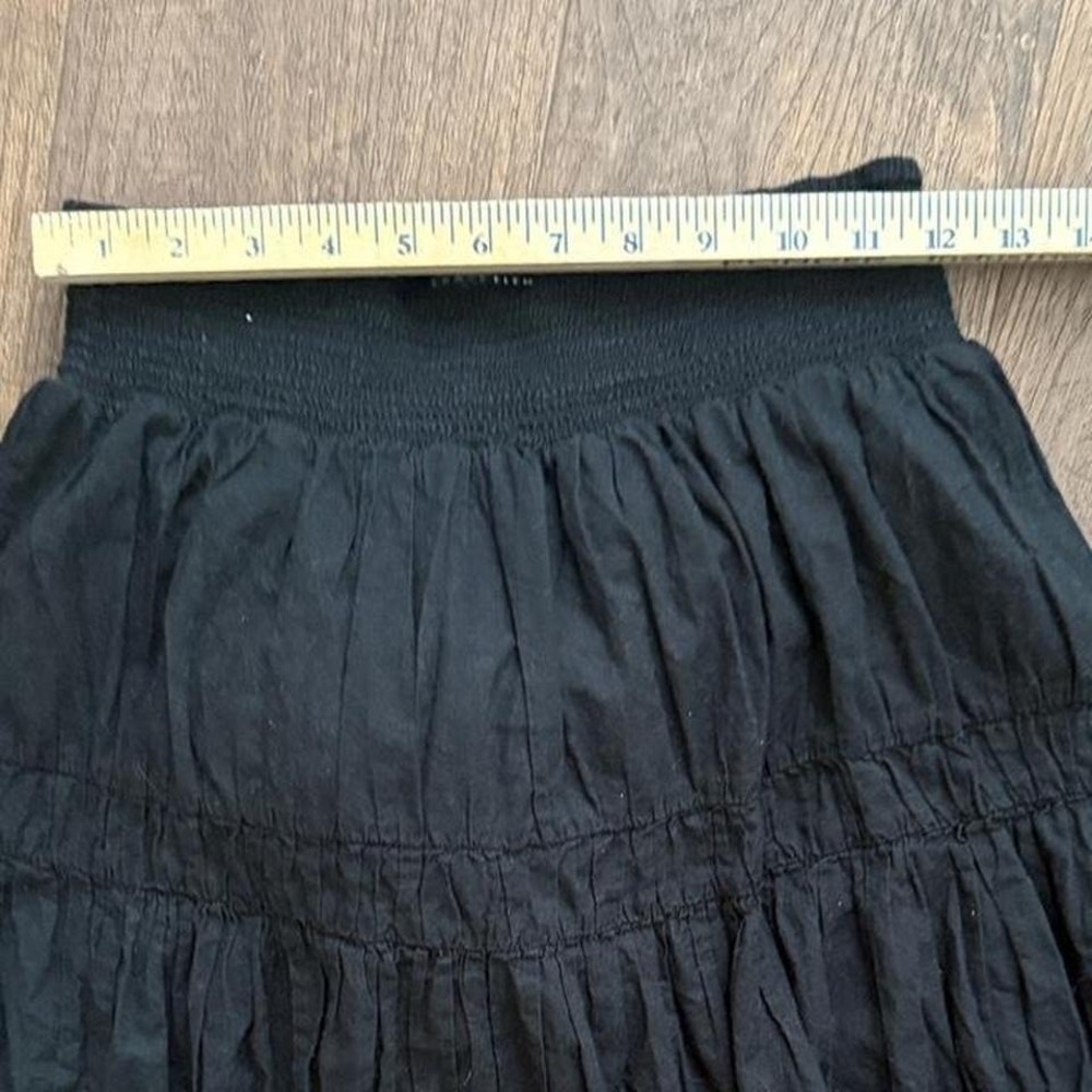 Grace Elements - Skirt - Women - M - Black - Tiered Boho Cotton - Picture 4 of 5